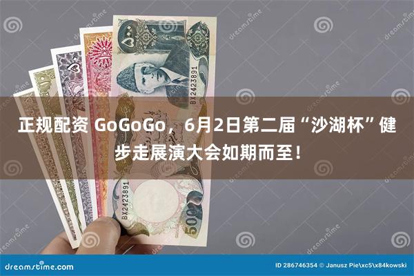 正规配资 GoGoGo，6月2日第二届“沙湖杯”健步走展演大会如期而至！