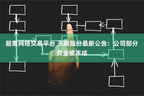 股票网络交易平台 天顺股份最新公告：公司部分资金被冻结