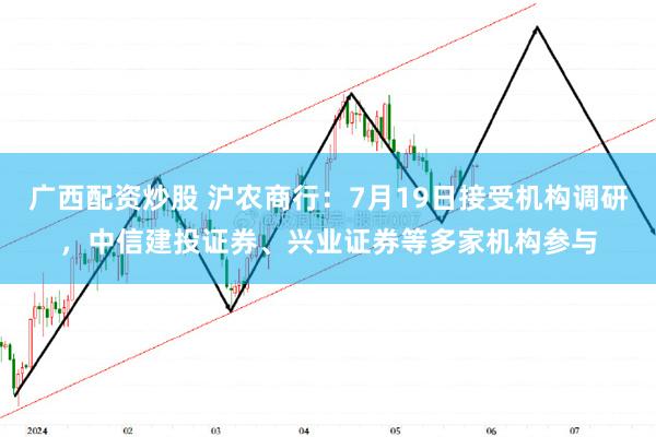 广西配资炒股 沪农商行：7月19日接受机构调研，中信建投证券、兴业证券等多家机构参与