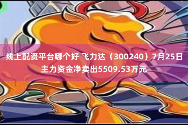 线上配资平台哪个好 飞力达（300240）7月25日主力资金净卖出5509.53万元