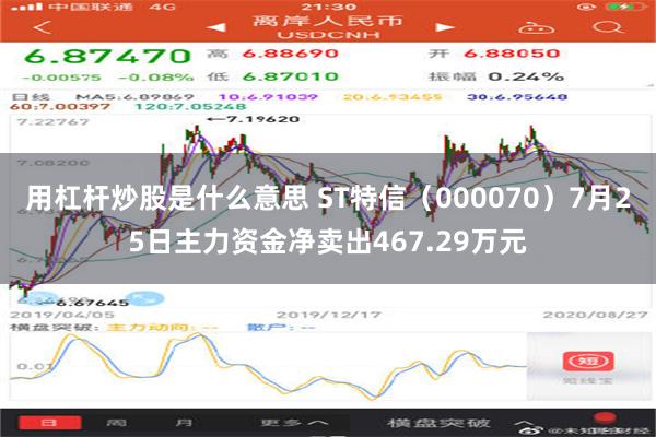 用杠杆炒股是什么意思 ST特信（000070）7月25日主力资金净卖出467.29万元