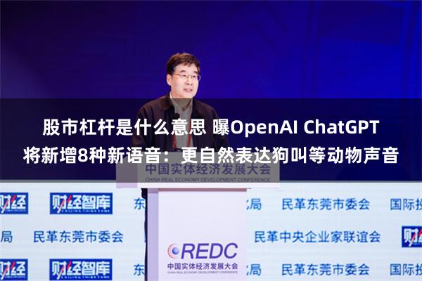 股市杠杆是什么意思 曝OpenAI ChatGPT将新增8种新语音：更自然表达狗叫等动物声音