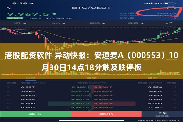 港股配资软件 异动快报：安道麦A（000553）10月30日14点18分触及跌停板