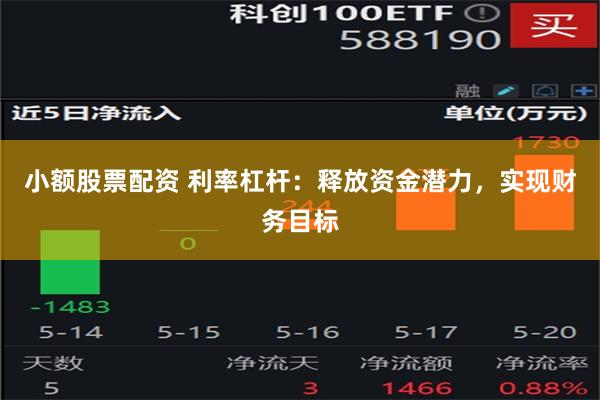 小额股票配资 利率杠杆：释放资金潜力，实现财务目标